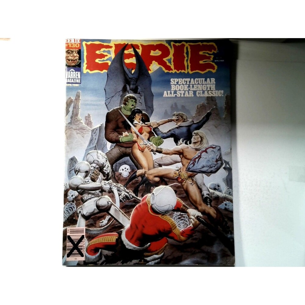 Eerie #130 April 1982 Warren Publishing Horror & Monster Magazine Comic Fantasy